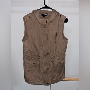 Zenana Outfitters Tan Utility Vest